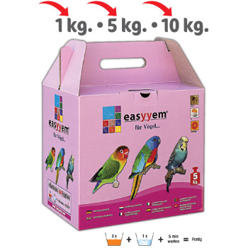 Pasto con uova per cocorite 5kg - Easyyem