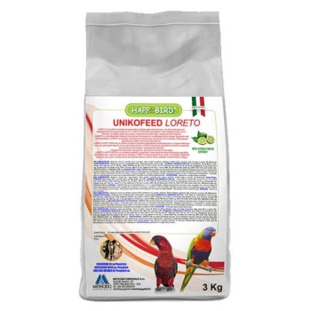 Unikofeed Loreto 3kg - Alimento completo para Lori