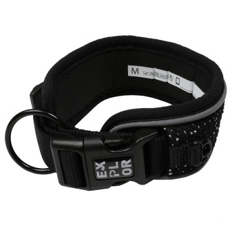 Explor control clásico collar negro S - 34-38cm