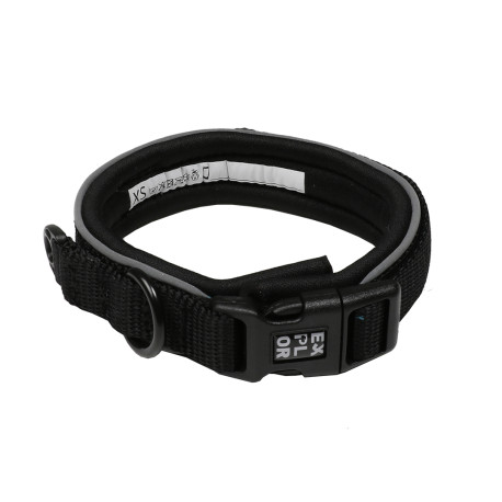 Explor ajuste cómodo collar clásico negro XS - 30-33cm