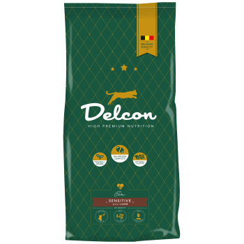 Delcon Cat Sensitive com cordeiro 1,75kg