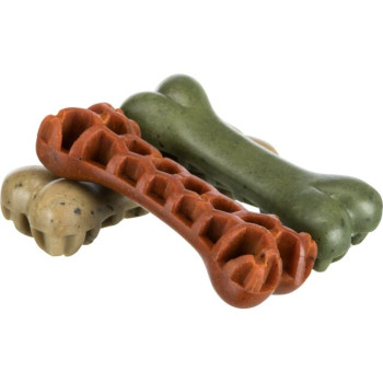 Denta Fun Veggie Honey Comb Bone con algas - 1pc - 8,5cm - Colores Mixtos