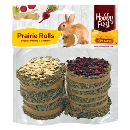 Rollos de Heno Prairie Verduras 2 piezas - Rollos de heno para roedores