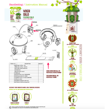 Comedero Lona "Voersilo S6" - Verde