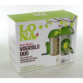 Comedero Lona "Voersilo D1 Duo" - Verde