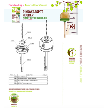 Comedero Lona "Pothouder P2" - Verde