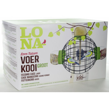 Comedouro Lona "Voerkooi V30" - Verde - 42x27cm