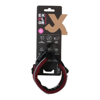 Explor control de ajuste collar de moda ciruela púrpura S - 34-38cm