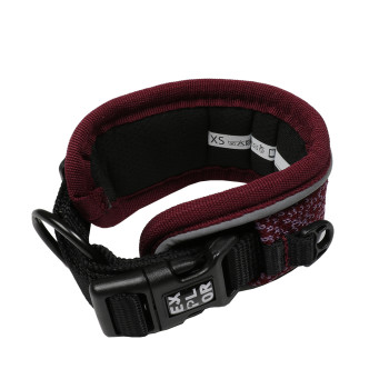 Explor ajuste perfecto collar de moda ciruela púrpura M - 39-44cm