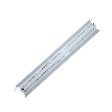 Plafoniera con 2 barre LED montate da 40 cm