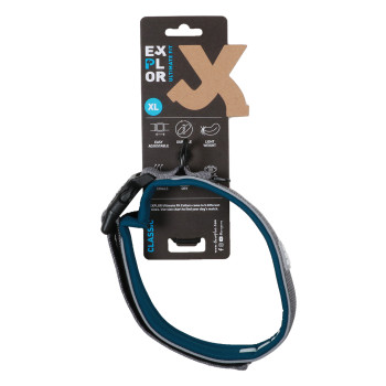 Explor collar clásico cómodo azul petróleo XL - 52-61cm