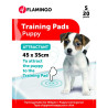 Tapete de treino pady branco com atrativo para cachorros - S - 20 peças - Flamingo