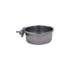 Comedouro inox com parafuso - 9cm