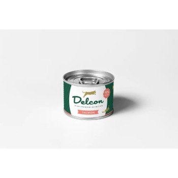 Delcon Mousse de salmão para gatinhos 85g