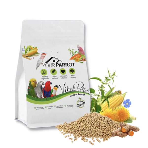 VItal Pellets Miscela di Erbe 900g - Your Parrot - Estrusi a base di erbe e piante