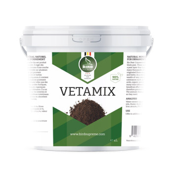 Vetamix 4L - Terra Mix - Torba commestibile per tutti gli uccelli