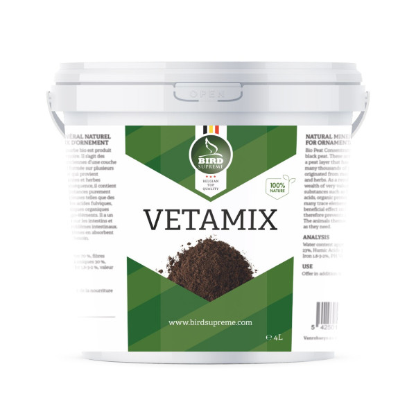 Vetamix 4L - Terra Mix - Edible peat for all birds