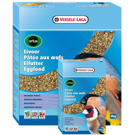 Pasta de ovos para aves indígenas 4 Kg