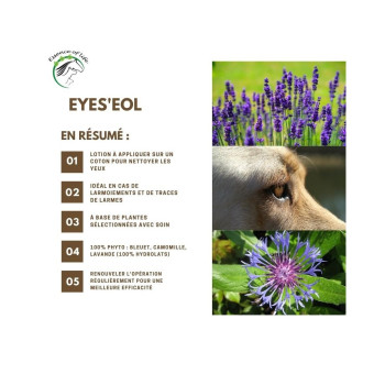 Eyes'eol 100ml - Loción limpiadora para los ojos a base de hidrolatos únicamente