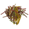 Palitos munchy sticks cores mistas - 100 peças - 12,5cm - Bone!