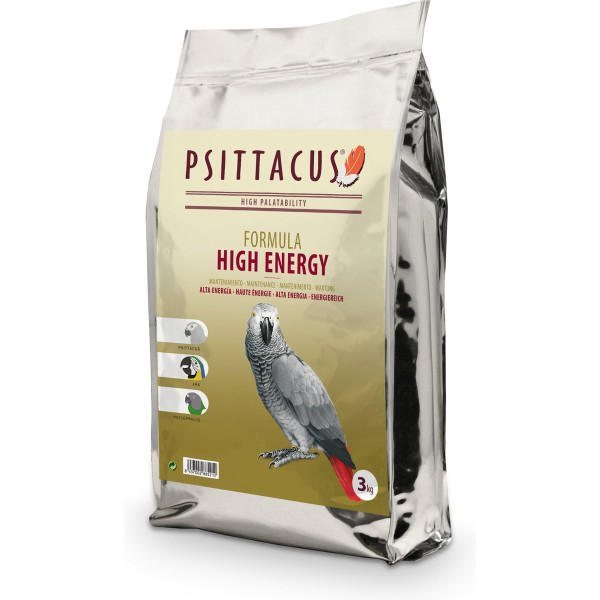 Mantenimiento de Alta Energía - 3kg - Psittacus - Extruidos para loro