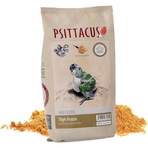 Alimentazione a Mano ad Alto Contenuto Proteico - 1kg - Psittacus - Alimentazione Manuale