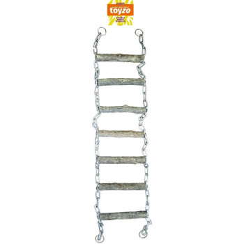 Wooden ladder and chain for...