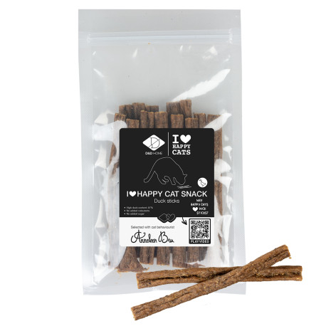 Palitos de pato - 70g - 11cm - I love happy cat snack