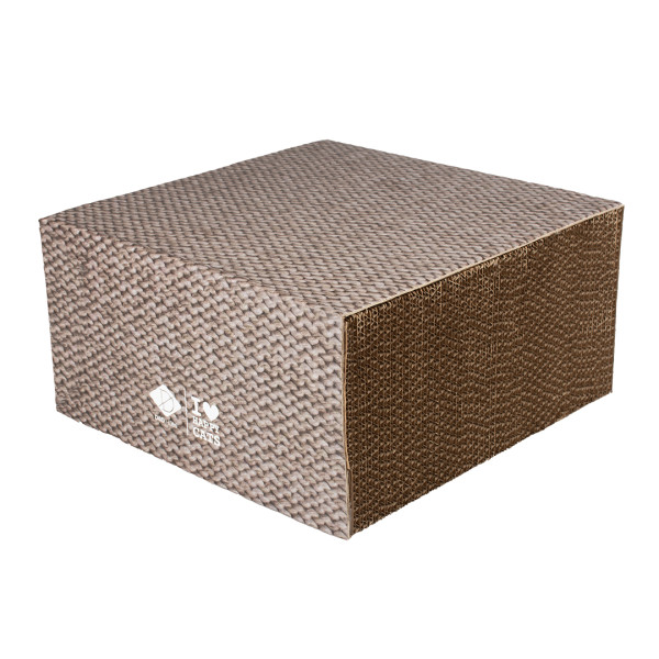 Blocco - Tiragraffi in cartone beige - Freya - S - 30x30x15cm