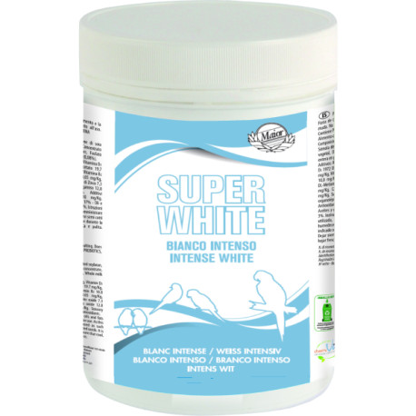 Super white 250g - Intensifica il colore bianco del piumaggio - Chemivit