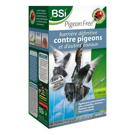 Barrera contra las palomas, urracas y cuervos - Pigeon free 1,5m - BSI