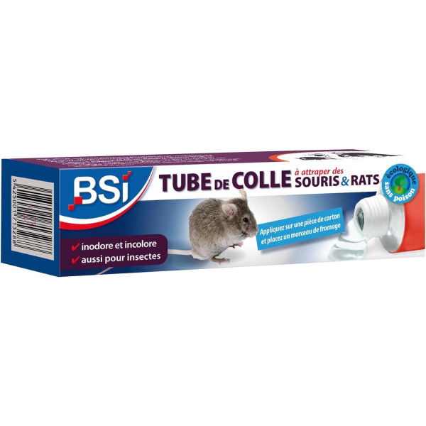 Tubo de cola para ratos e ratazanas 135 g - BSI