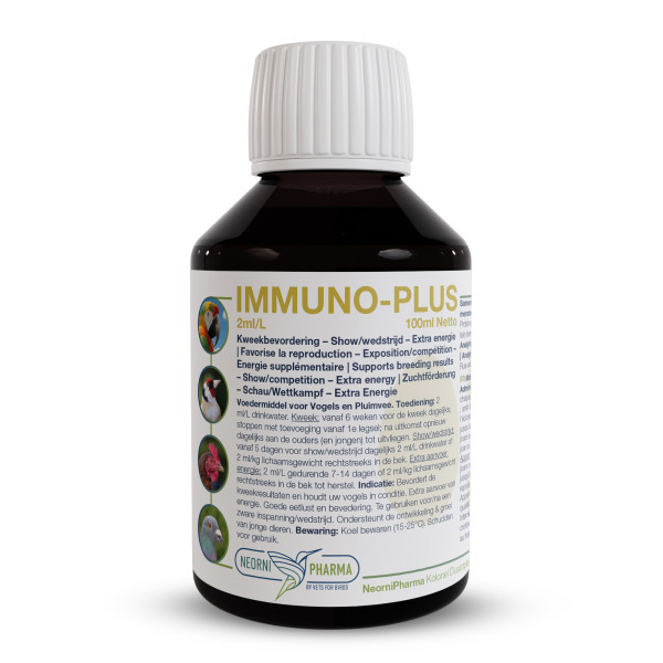 Immuno-Plus 100ml - Favorece a reprodução e a recuperação - NeorniPharma