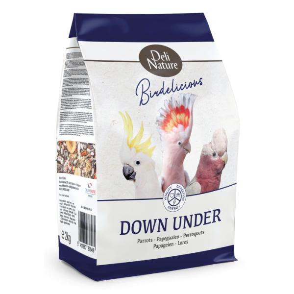 Mistura para papagaio Down Under 2kg - Deli Nature