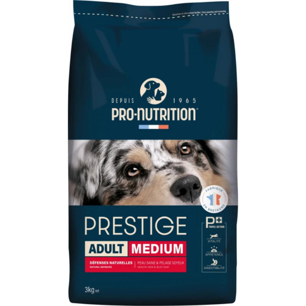 Prestige Adulto al pollame 3kg - Per cani di taglia media