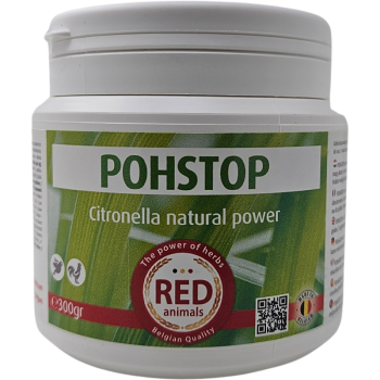 Poustop em pó 300g - Red-Animals