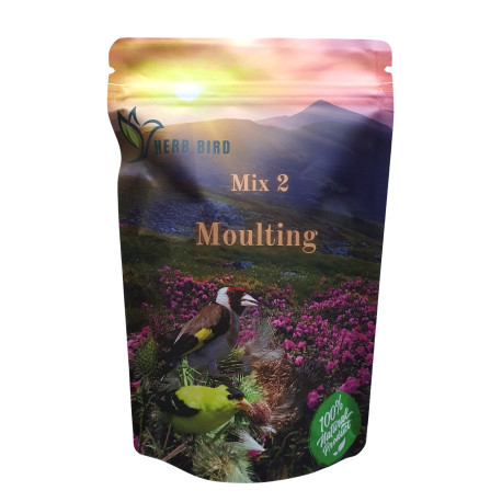 Mix 2 para o período de muda - 150g - Herb bird mix