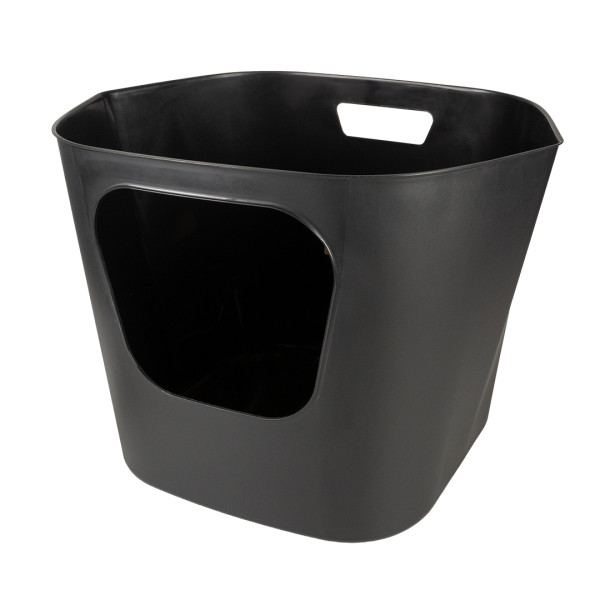 Toilette aperta per gatto nero - Dean - 54,4x43,9x40,5cm