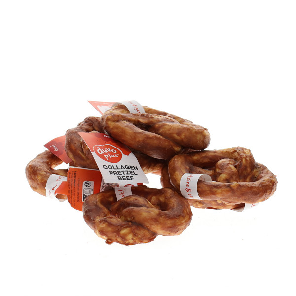 Bretzel de boi - Snack de colágeno - 8,5cm - 50g - 1 unidade