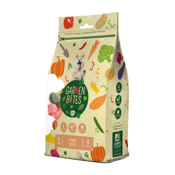 Garden bites ossa vegane colori misti 8 pezzi - S