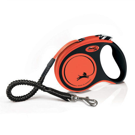 Flexi xtreme correa negro/naranja - S/5M