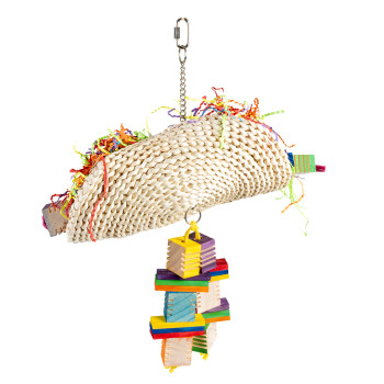 Taco di mais con blocchi di legno multicolore - Groovy