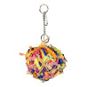 Piñata con hierba marina, papel, madera multicolor - S