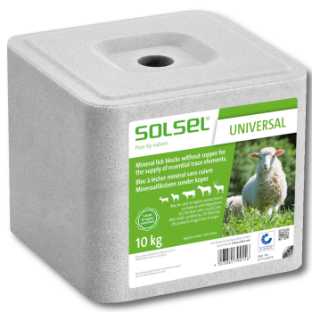 SOLSEL - Pedra de lamber mineral 10kg - Universal