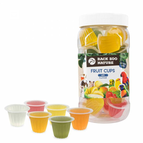 Geleia de frutas sortidas - Taça de frutas - 24 peças - Back Zoo Nature