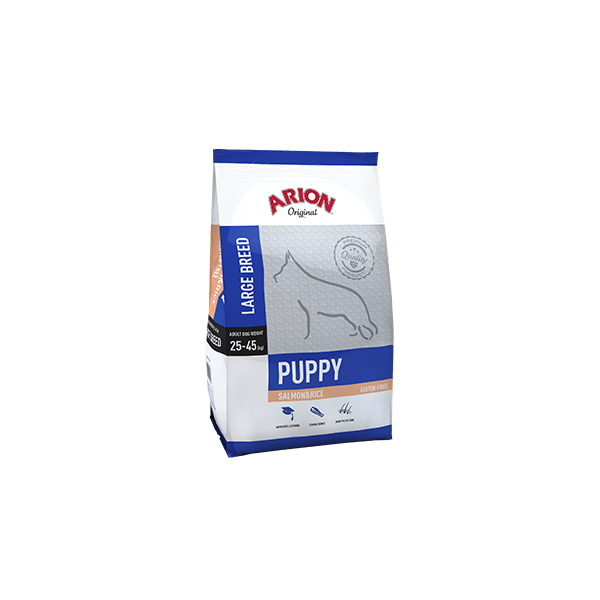 ARION ORIGINAL Puppy Large Salmone & Riso per Cucciolo di Taglia Grande 3kg