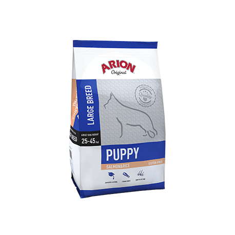 ARION ORIGINAL Puppy Large Salmone & Riso per Cucciolo di Taglia Grande 3kg