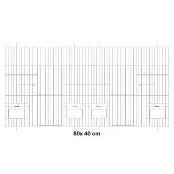 Fachada Cromada 80 x 40 cm - Ost