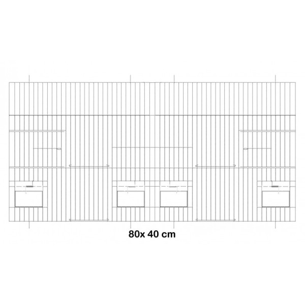 Fachada Cromada 80 x 40 cm - Ost