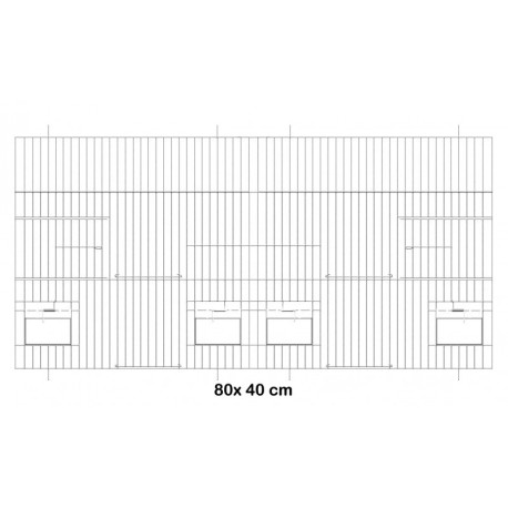 Fachada Cromada 80 x 40 cm - Ost